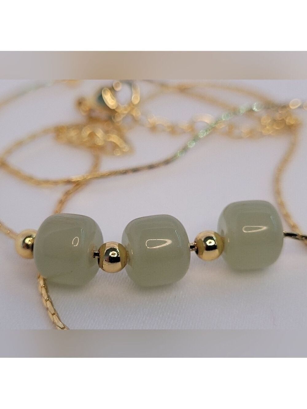 Tranquility Sterling Silver Base Gold-Plated Green Prestolite